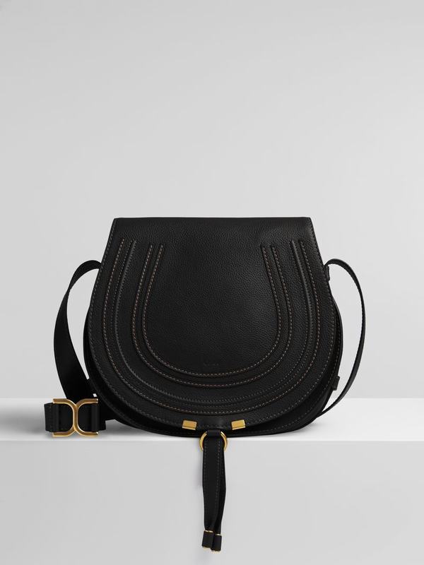 Chloé Bandolera Mujer Marcie Negras Suede BZTR78204